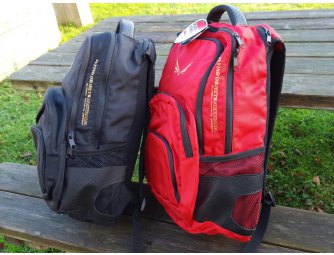 Flying Objects Back Pack Red